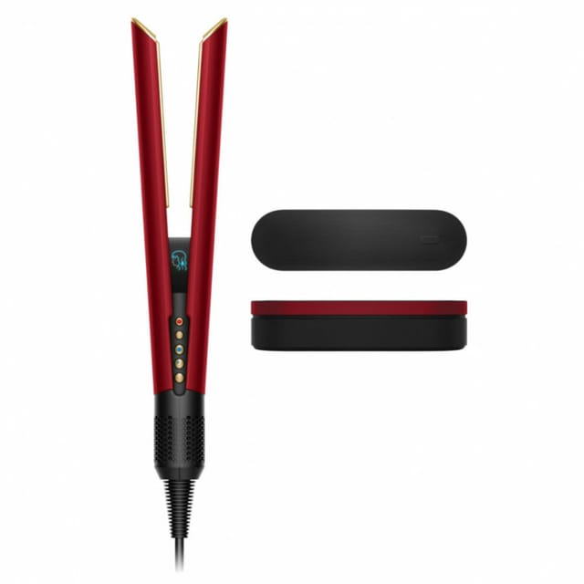 Товар Выпрямитель для волос Dyson Airstrait HT01, Red Velvet / Gold с кейсом IN 5025155115756