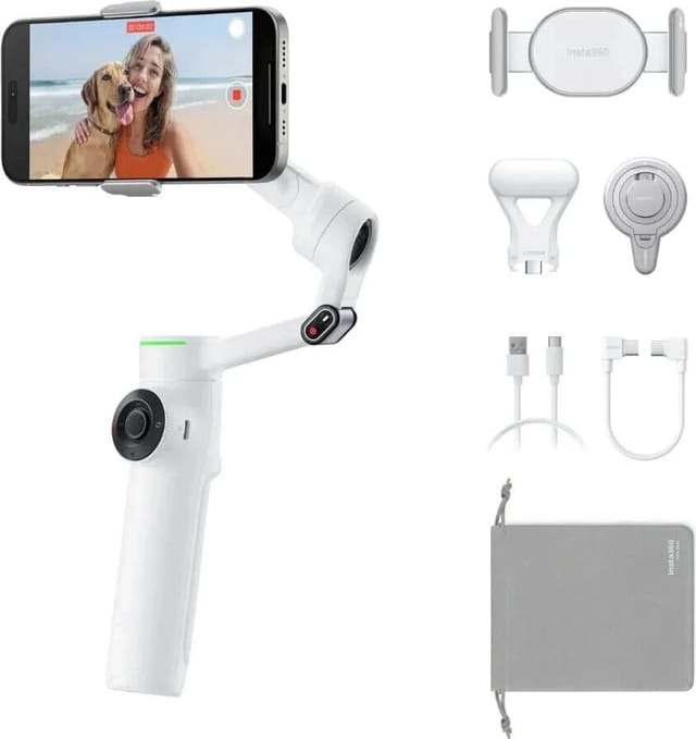 Товар Стабилизатор для смартфона Insta360 Flow 2 Pro Combo, creator kit, white