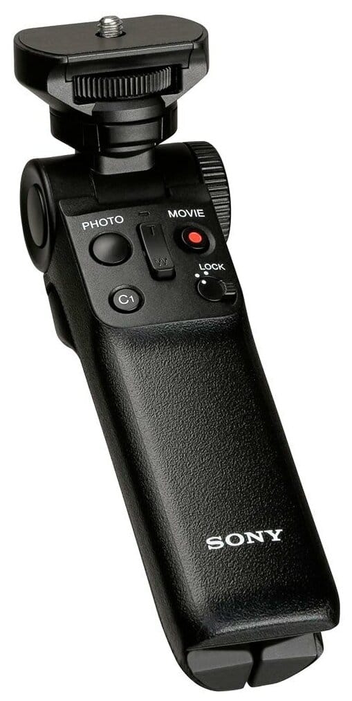 Товар Штатив Sony GP-VPT2BT, для фотокамер, настольный, черный, пульт ДУ