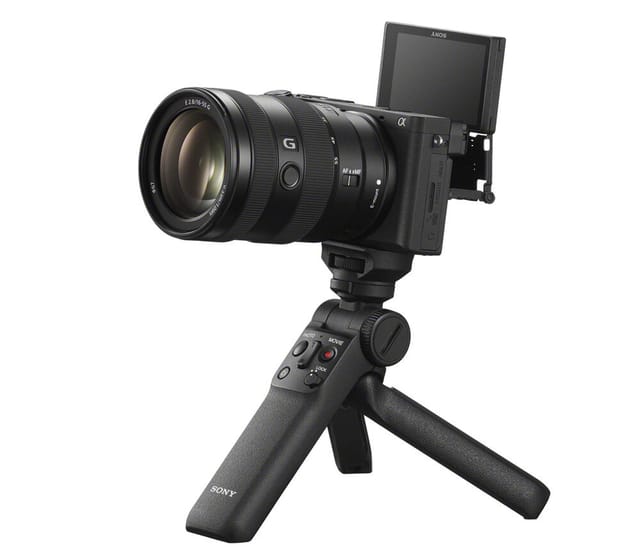 Товар Штатив Sony GP-VPT2BT, для фотокамер, настольный, черный, пульт ДУ