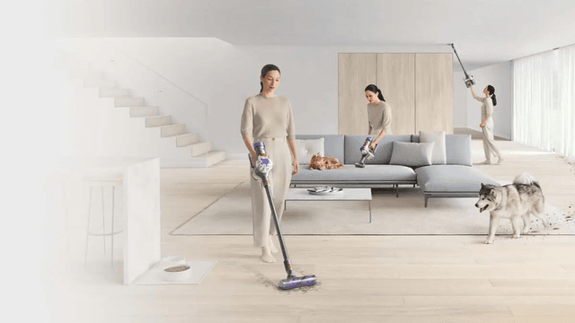 Товар Пылесос Dyson V8 (SV25) 2022 EU,Vacuum silver/nickel вертикальный