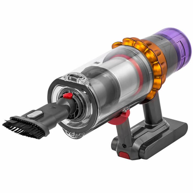 Товар Вертикальный пылесос Dyson V15 Detect absolute SV47 UK, yellow/nickel