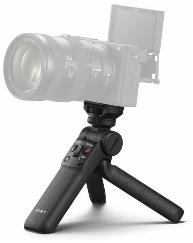 Товар Штатив Sony GP-VPT2BT, для фотокамер, настольный, черный, пульт ДУ