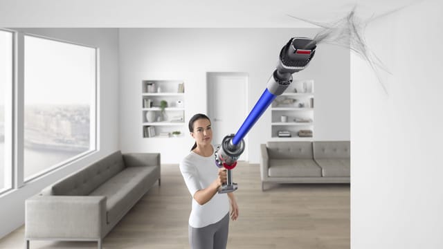 Товар Пылесос Dyson V11 Absolute (SV28) 2023, nickel/blue, IN, переходник в комплекте