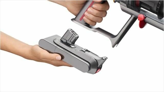 Товар Пылесос Dyson V12 Detect slim fluffy (SV46) MY, blue/nickel, от аккумулятора