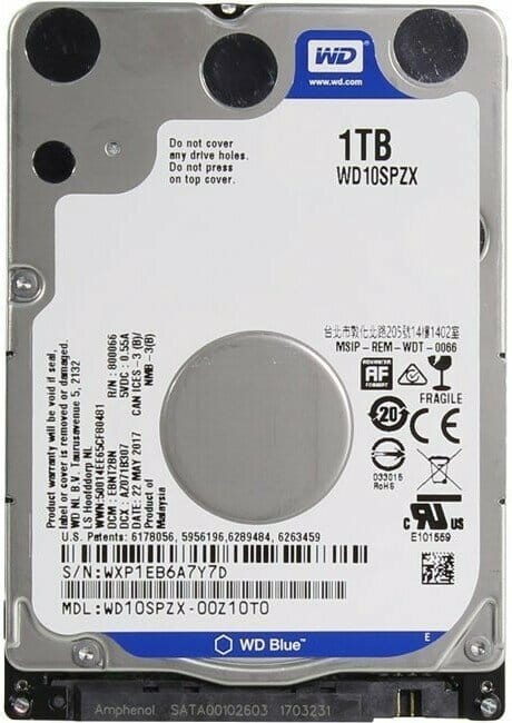 Товар Жесткий диск Western Digital WD Blue 1 ТБ WD10SPZX