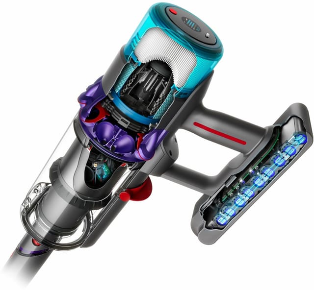 Товар Вертикальный пылесос Dyson Gen5 SV23 Detect Absolute vacuum cleaners Iron Nickel/Purple PIRP GB