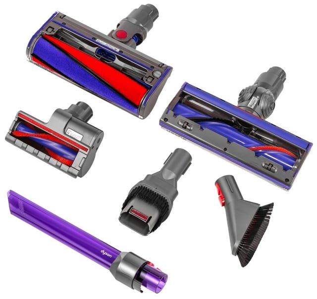 Товар Пылесос вертикальный Dyson V8 Absolute nickel/Yellow SV25 (переходник в комплекте)