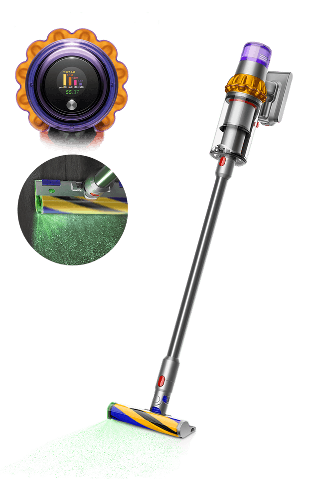 Товар Пылесос Dyson V15 Detect absolute (SV47), Gold/Gold (Золотой/Золотой) GB