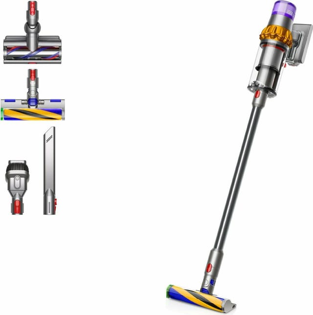 Товар Вертикальный пылесос Dyson V15 Detect absolute SV47 UK, yellow/nickel