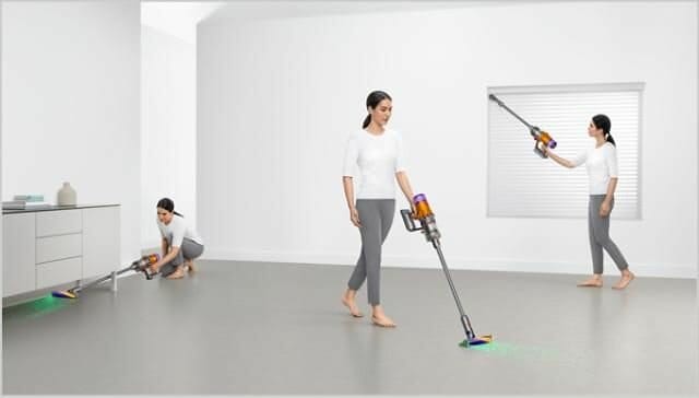 Товар Пылесос Dyson V12 Detect slim fluffy (SV46) MY, blue/nickel, от аккумулятора