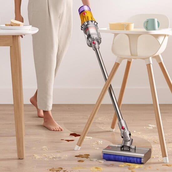 Товар Пылесос Dyson V12s Detect slim submarine (SV46), yellow/nickel (переходник в комплекте)