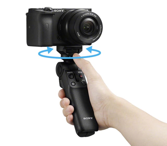 Товар Штатив Sony GP-VPT2BT, для фотокамер, настольный, черный, пульт ДУ