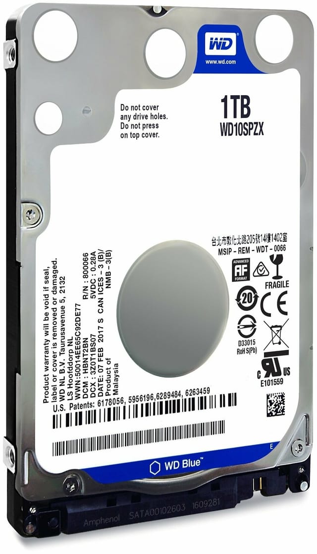 Товар Жесткий диск Western Digital WD Blue 1 ТБ WD10SPZX