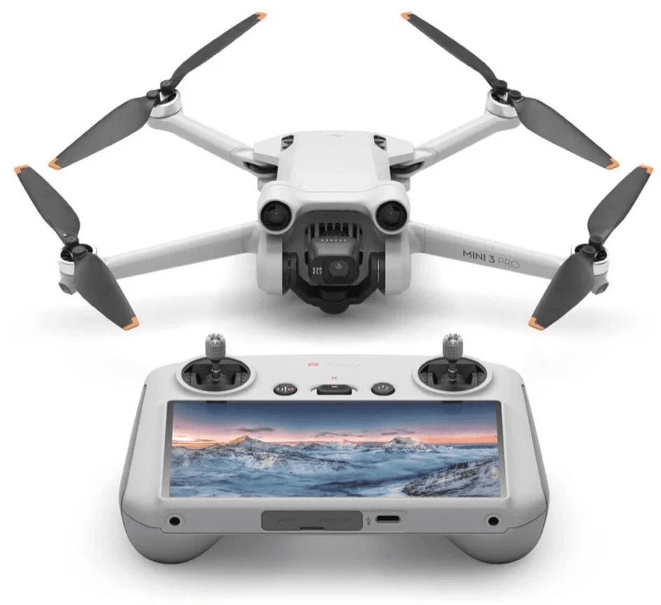 Товар Квадрокоптер DJI Mini 3 Pro RC (пульт с дисплеем), 4К/60 fps камерой