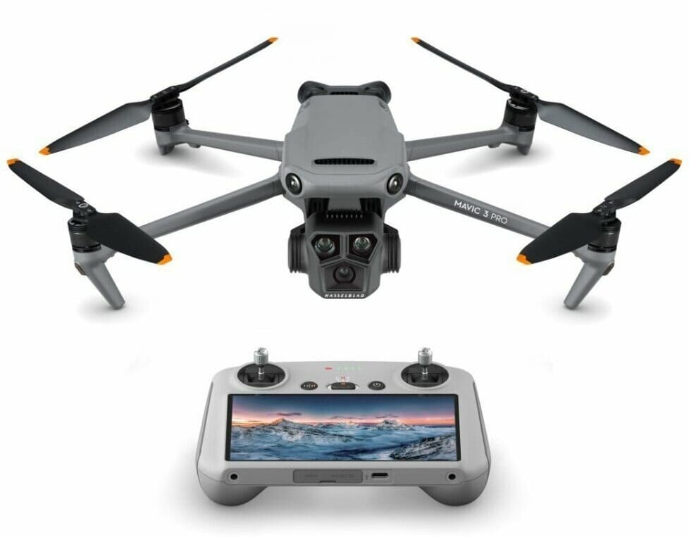Товар Квадрокоптер DJI Mavic 3 Pro (DJI RC) версия с пультом / дрон с камерой / DJI БПЛА