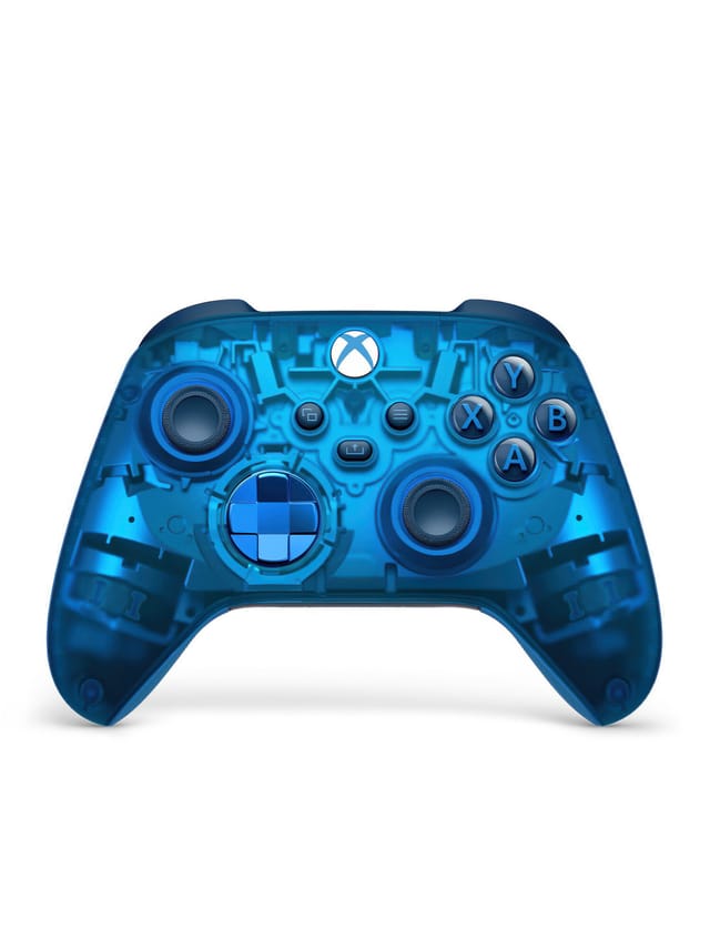 Товар Проводной/беспроводной геймпад Xbox Series Wireless Controller Special Edition Sky Cipher, светло-синий