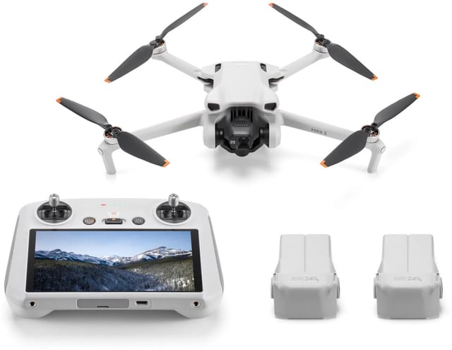 Товар Квадрокоптер DJI Mini 3 Fly More Combo (DJI RC-N1) с пультом без дисплея, белый