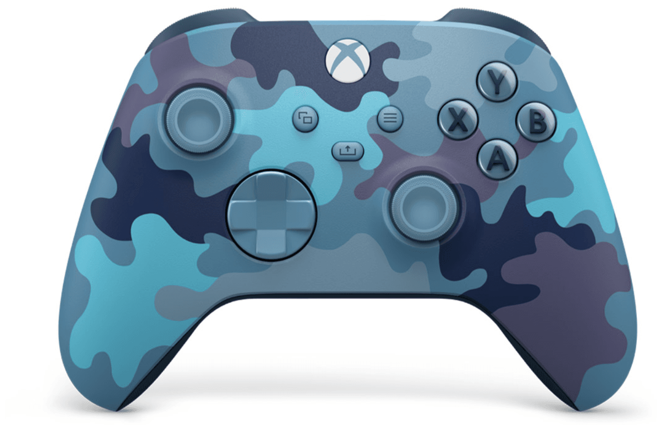 Товар Microsoft Геймпад Microsoft Xbox Series X|S Wireless Controller Mineral Camo (синий камуфляж)