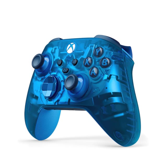Товар Проводной/беспроводной геймпад Xbox Series Wireless Controller Special Edition Sky Cipher, светло-синий