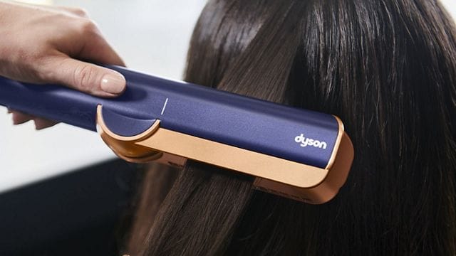 Товар Выпрямитель для волос Dyson HT01 Airstrait, Prussian Blue/Rich Copper ( Переходник в подарок) Без кейса