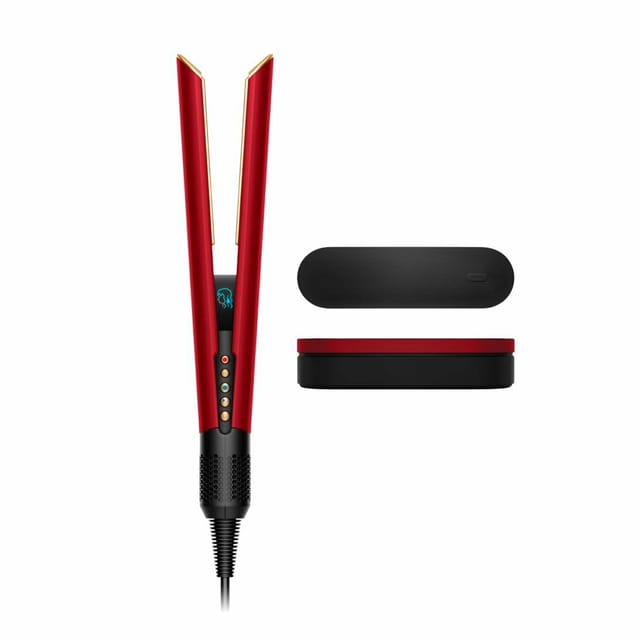 Товар Плойка Dyson HT01 Airstrait Straightener, Red Velvet/Gold, EU, с кейсом