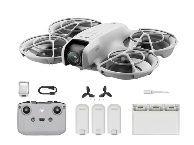 Товар Квадрокоптер DJI Neo Fly More Combo с пультом RC-N3, 3 аккумулятора.