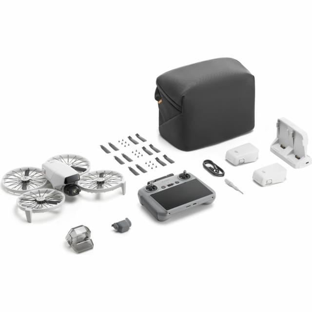 Товар Квадрокоптер DJI Flip Fly More Combo (DJI RC 2), пульт с экраном, 3 АКБ, сумка, хаб, пропеллеры.