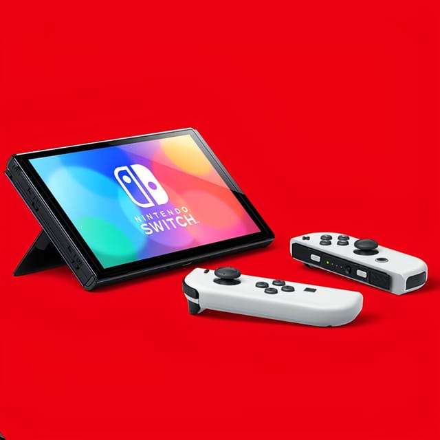 Товар Игровая приставка Nintendo Switch OLED 64 ГБ, без игр, белый