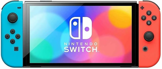 Товар Игровая консоль Nintendo Switch OLED Neon 64Gb, Игровая приставка 64ГБ