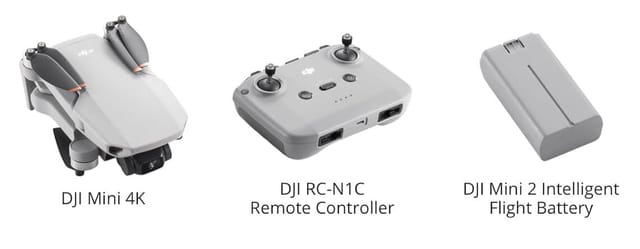 Товар Квадрокоптер DJI Mini 4K (RС-N1 Пульт без экрана) 1 Батарея в комплекте