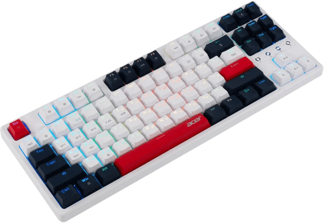 Товар Клавиатура беспроводная Acer OKR302, USB, Bluetooth/Радиоканал, белый, (zl.kbdee.016)