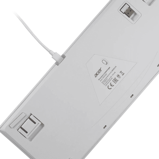 Товар Клавиатура беспроводная Acer OKR302, USB, Bluetooth/Радиоканал, белый, (zl.kbdee.016)