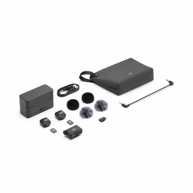 Товар Беспроводной микрофон DJI Mic Mini (2 TX + 1 RX+Charging Case), черный