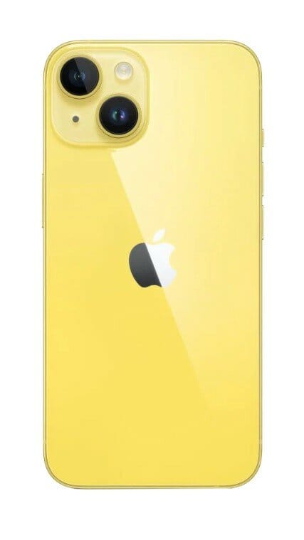 Товар Смартфон Apple iPhone 14 128 ГБ, только eSim, Yellow (Жёлтый)