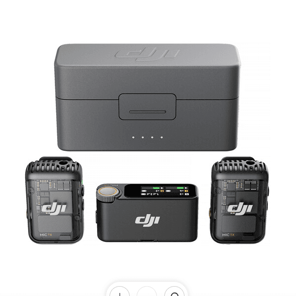 Товар Беспроводной микрофон DJI Mic 2 (2 TX + 1 RX + Charging Case)