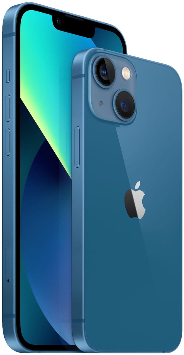 Товар Смартфон Apple iPhone 13 128 ГБ, nano SIM+eSIM, синий (blue)