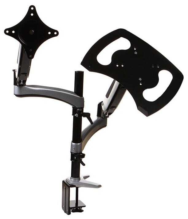 Товар Кронштейн для монитора/ноутбука Cactus CS-VM-LH08-AL серебряный 13"-27" макс.8кг настольный поворот и наклон