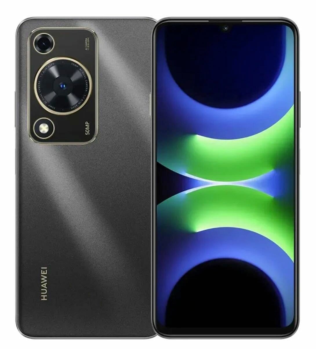 Товар Смартфон HUAWEI Nova Y63, 128ГБ, 6.75", сканер отпечатка, черный