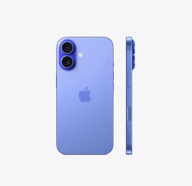 Товар Смартфон Apple iPhone 16 128 ГБ, Dual: nano SIM + eSIM, Ultramarine (синий)