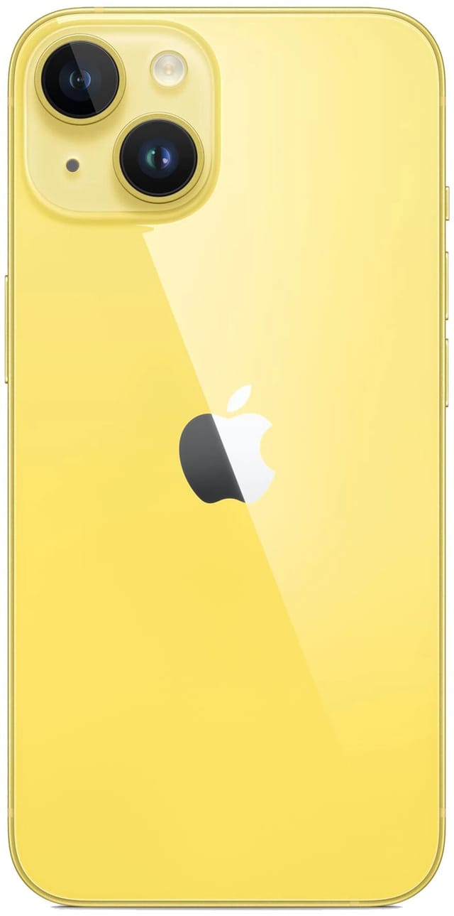 Товар Смартфон Apple iPhone 14 Plus 128GB Dual: nano SIM + eSIM, Yellow (желтый)  (без RUStore)