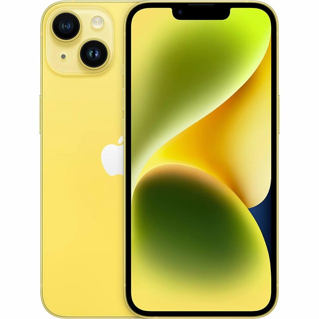 Товар Смартфон Apple iPhone 14 Plus 128GB Dual: nano SIM + eSIM, Yellow (желтый)  (без RUStore)