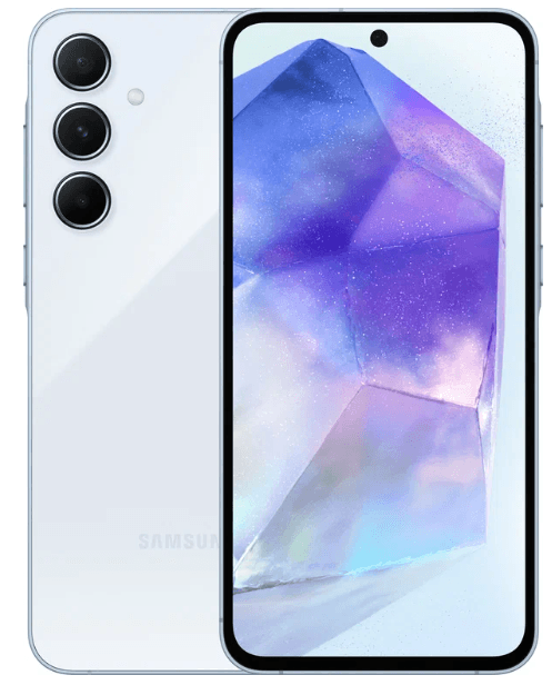 Товар Смартфон Samsung Galaxy A55 5G 8/256 ГБ, Dual: nano SIM + eSIM, ice blue