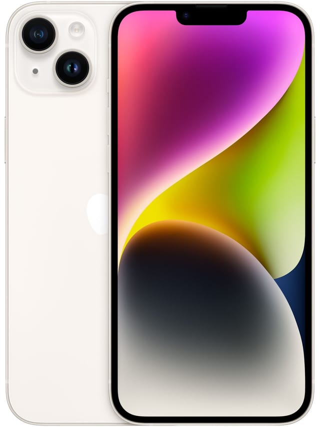 Товар Смартфон Apple iPhone 14 Plus 256 ГБ, Dual: nanoSIM + eSIM, Starlight, Сияющая звезда