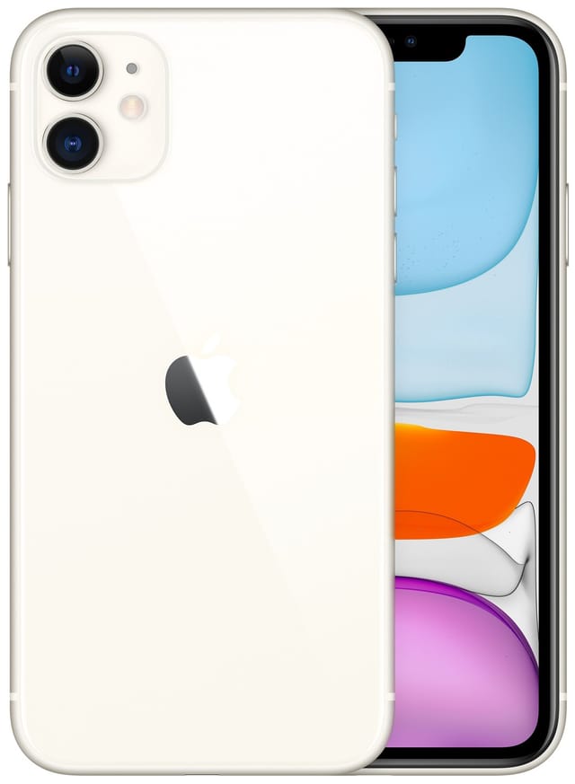 Товар Смартфон Apple iPhone 11 64 ГБ RU, Dual: nano SIM + eSIM, белый