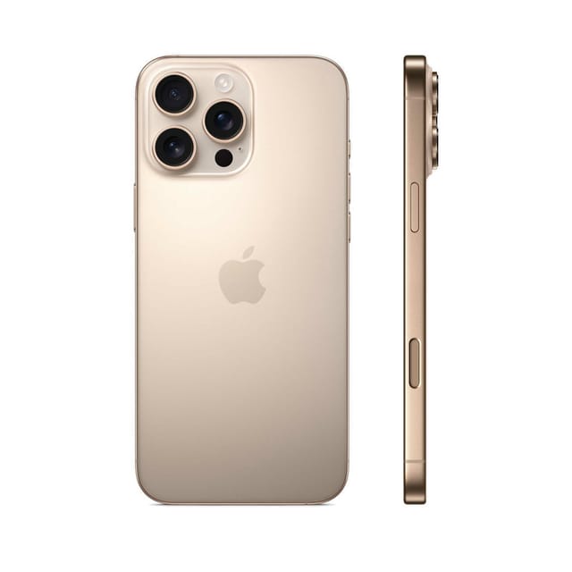 Товар Смартфон Apple iPhone 16 Pro 128 ГБ, Dual nano SIM, Desert titanium (Пустынный титан)