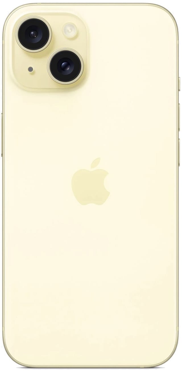Товар Смартфон Apple iPhone 15 512 ГБ, Dual: nano SIM + eSIM, Yellow, желтый