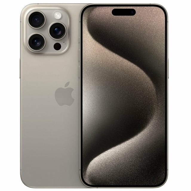 Товар Смартфон Apple iPhone 15 Pro Max 1TB Natural Titanium (nano SIM + eSIM) серый титан (без RUStore)