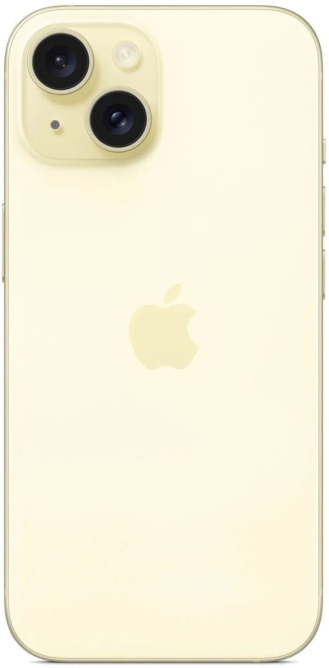 Товар Смартфон Apple iPhone 15 128Gb, Yellow (желтый), (Dual eSIM)