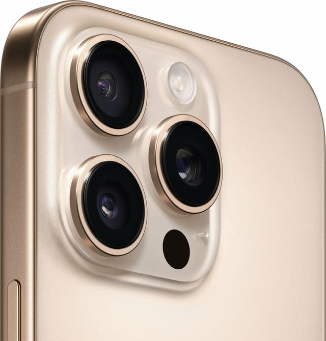 Товар Смартфон Apple iPhone 16 Pro 128 Gb, Desert Titanium, eSIM, золотистый